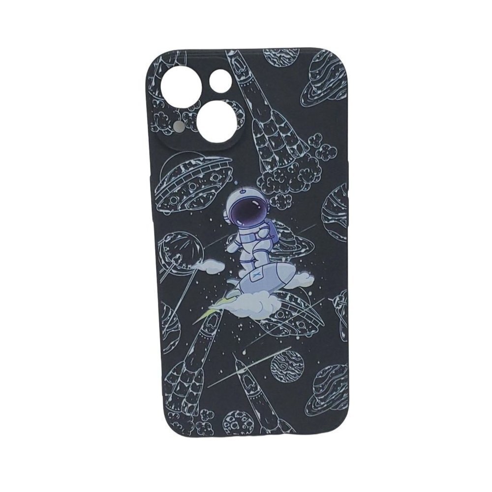 Astronaut iphone 13 Black and Blue Phone Case
